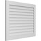 Ekena Millwork Vertical Surface Mount PVC Gable Vent: Non-Functional, w/3-1/2"W x 1"H, Standard Frame, 42"W x 34"H GVPVE42X3401SN - alternate 4